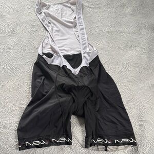 Black and White ZIPP Cycling Bib Shorts